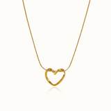 Gold Knot Heart Pendant