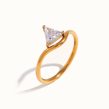 Prisma Diamond Gold Ring