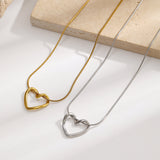 Gold Knot Heart Pendant