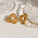 Klara Floral Pearl Earrings