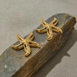 Aquatta Gold Starfish Earrings